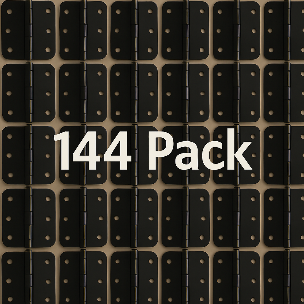 Aksis Hinge – Built-In Door Stop Hinge (Set with Screws)