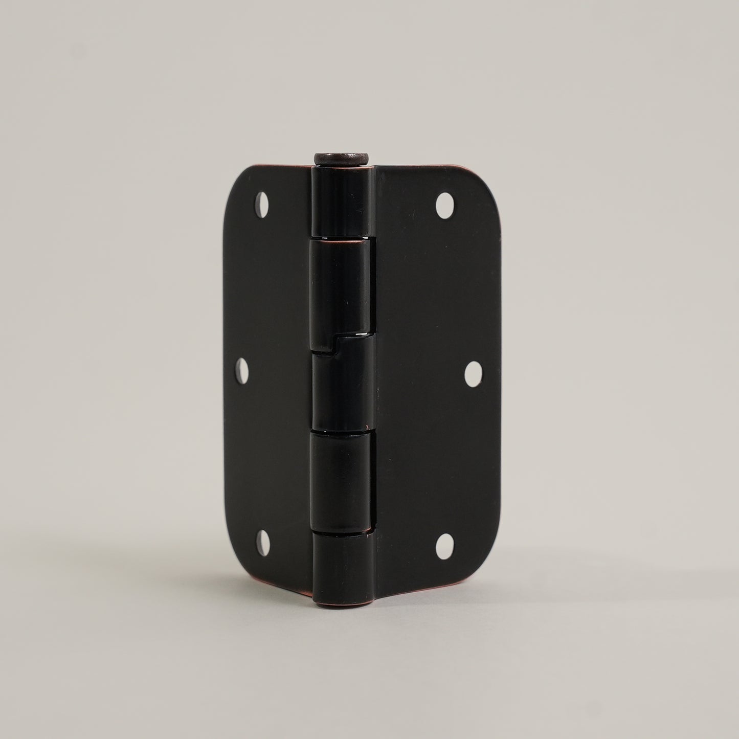 Aksis Hinge – Built-In Door Stop Hinge (Set with Screws) Rubbed Bronze