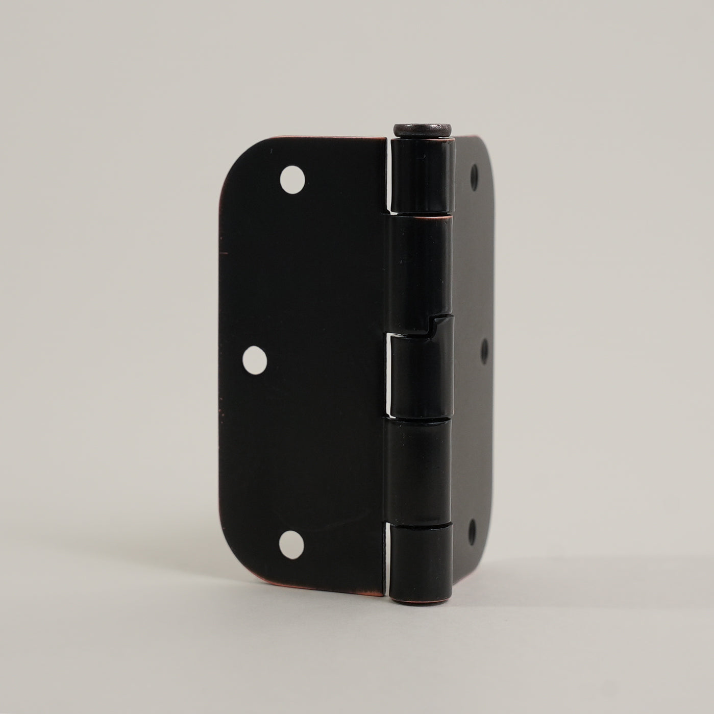 Aksis Hinge – Built-In Door Stop Hinge (Set with Screws) Rubbed Bronze