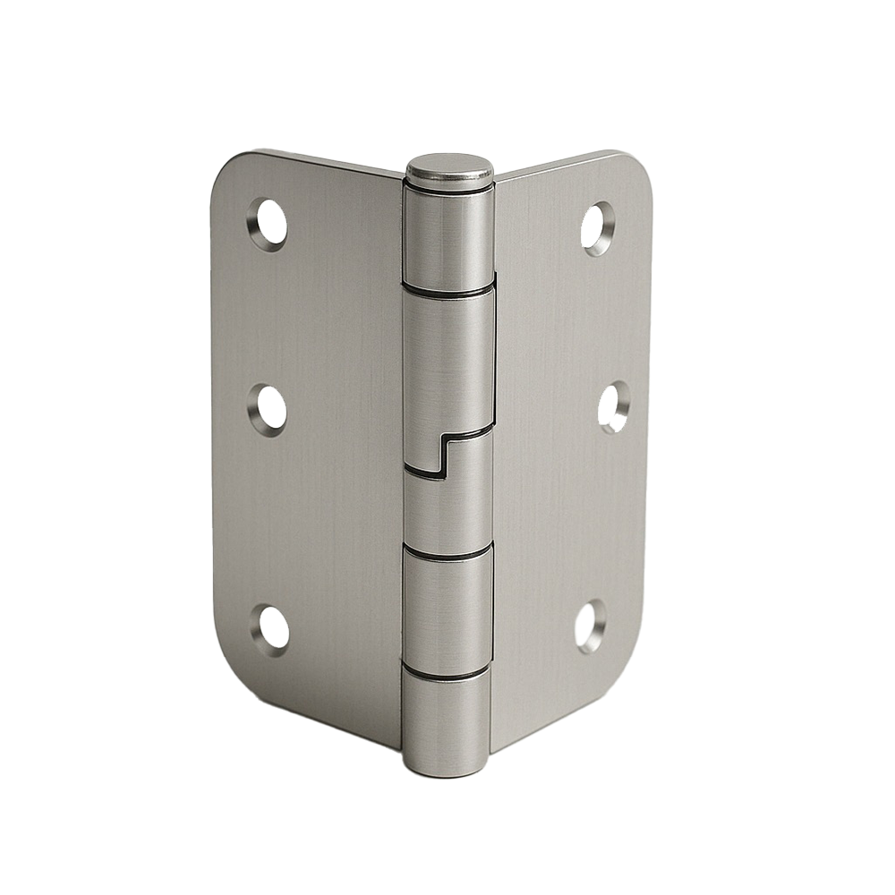 Aksis Hinge – Built-In Door Stop Hinge (Set with Screws)